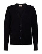William Lockie Womens Cardigan Midnight in Blue
