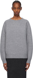 TOTEME Gray Crewneck Sweater
