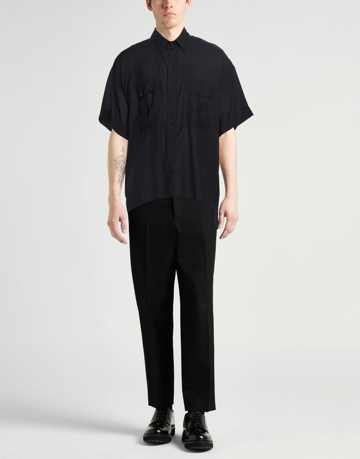 Giorgio Armani Mens Shirt in Navy