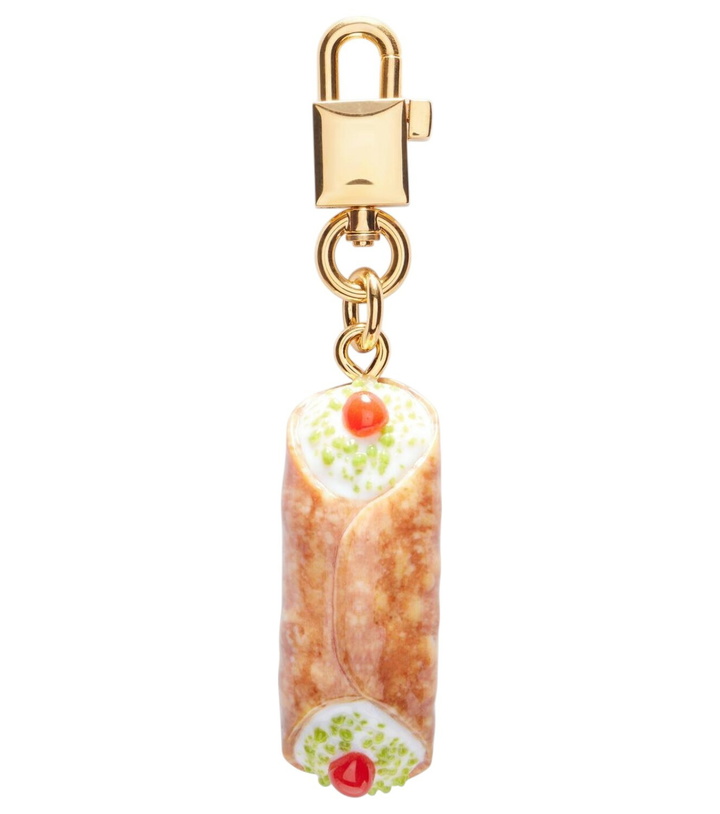 Photo: Dolce&Gabbana Sicily Cannolo keychain