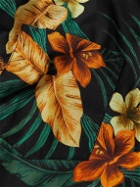 Desmond & Dempsey - Soleia Printed Cotton Pyjama Set - Black