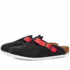 Birkenstock 1774 Boston in Black/Tomato