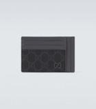 Gucci GG Canvas and leather card holder
