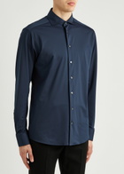 Eton Stretch-jersey Shirt Navy