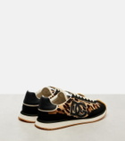 Dolce&Gabbana DG Cushion calf hair and suede sneakers