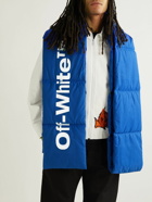 Off-White - Bounce Logo-Print Quilted Padded Shell Scarf