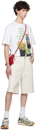 JW Anderson White Flower Pot T-Shirt