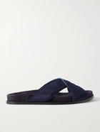 MR P. - David Suede Sandals - Blue - UK 7