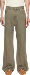Helmut Lang Green Wardrobe Jeans