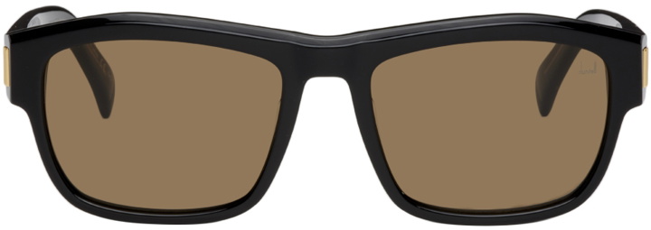 Photo: Dunhill Black Rectangular Sunglasses