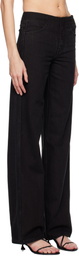 Christopher Esber Black Deconstruct Jeans