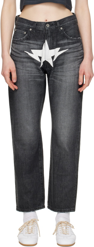 Photo: BAPE Black Twin Sta Relaxed Fit 13 Oz Jeans