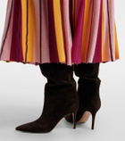 Gianvito Rossi Hansen suede knee-high boots