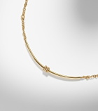 Spinelli Kilcollin Gravity Arc 18kt gold necklace with diamonds