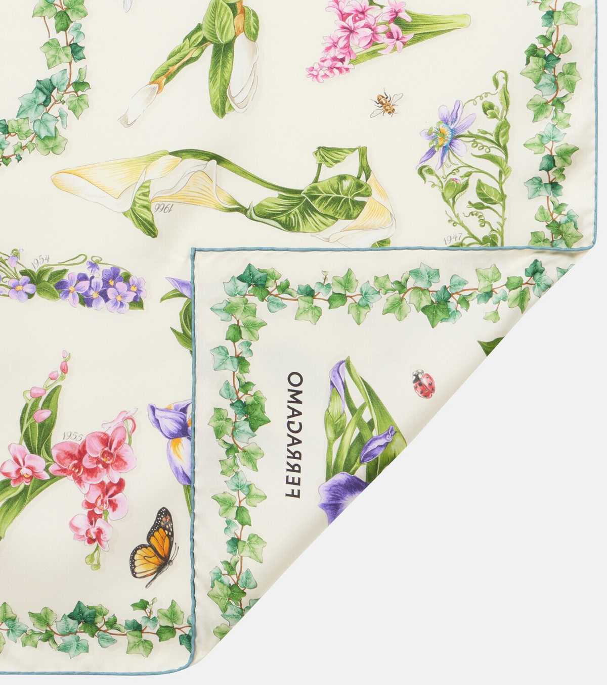 Ferragamo Floral silk scarf