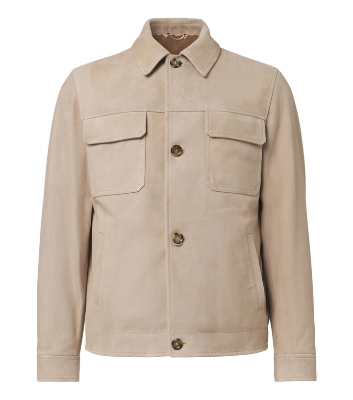 Photo: Lardini Suede blouson jacket