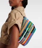 Miu Miu Logo crochet shoulder bag