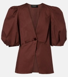 Adriana Degreas Cotton-blend top
