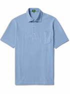 Sid Mashburn - Pima Cotton-Piqué Polo Shirt - Blue