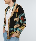 Alanui - Icon jacquard wool cardigan