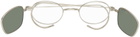 KOZABURO Silver Blinker Sunglasses