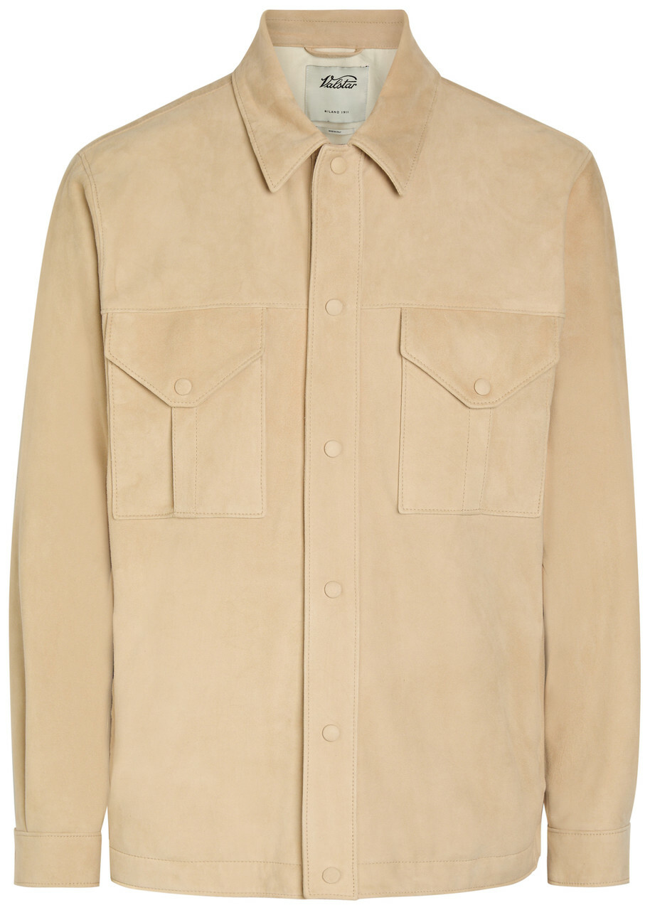 Valstar Blackley Suede Overshirt Peach