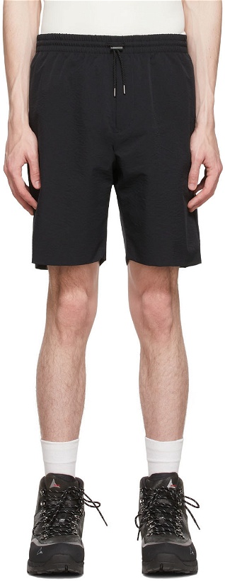 Photo: Descente Allterrain Black Polyester Shorts