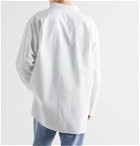 Acne Studios - Logo-Appliquéd Cotton Oxford Shirt - White