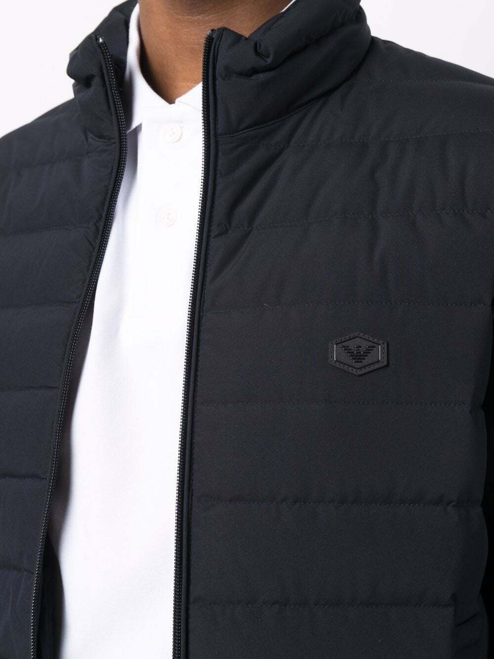 EMPORIO ARMANI - Logo Nylon Down Jacket