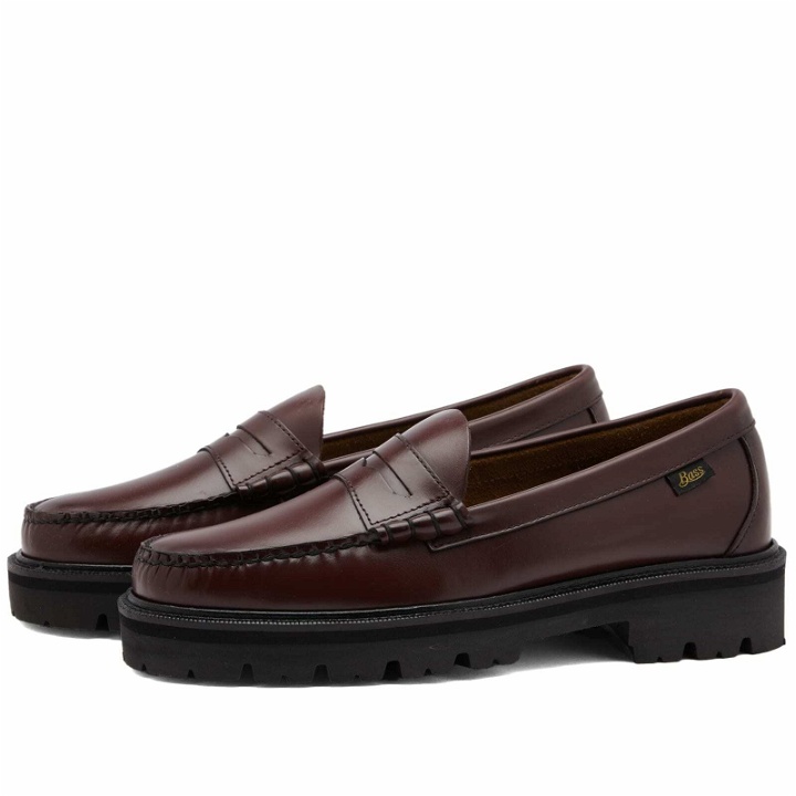 Photo: Bass Weejuns Men's Larson Superlug Loafer in Wine Leather