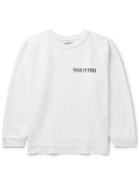 Pasadena Leisure Club - Take It Easy Printed Cotton-Jersey Sweatshirt - White