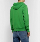 A.P.C. - Brain Dead Printed Loopback Cotton-Jersey Hoodie - Green