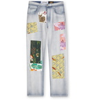 Loewe - Paula's Ibiza Appliquéd Denim Jeans - Blue