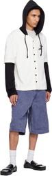 JACQUEMUS Off-White & Black 'The Letro long-sleeve' Hoodie