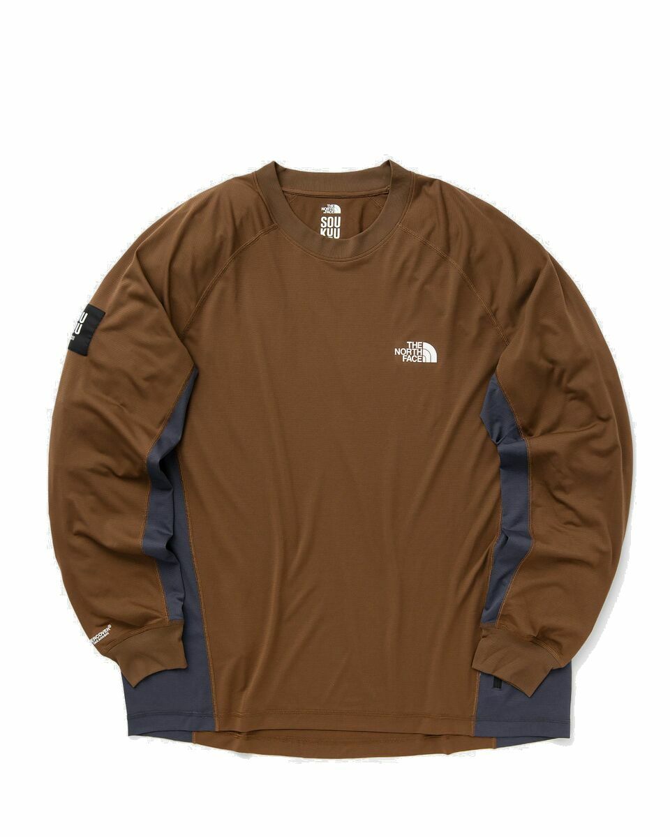 Photo: The North Face X Undercover Trail Run L/S Tee Brown - Mens - Longsleeves