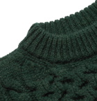 Isabel Marant - Flick Wool-Blend Cable-Knit Sweater - Green