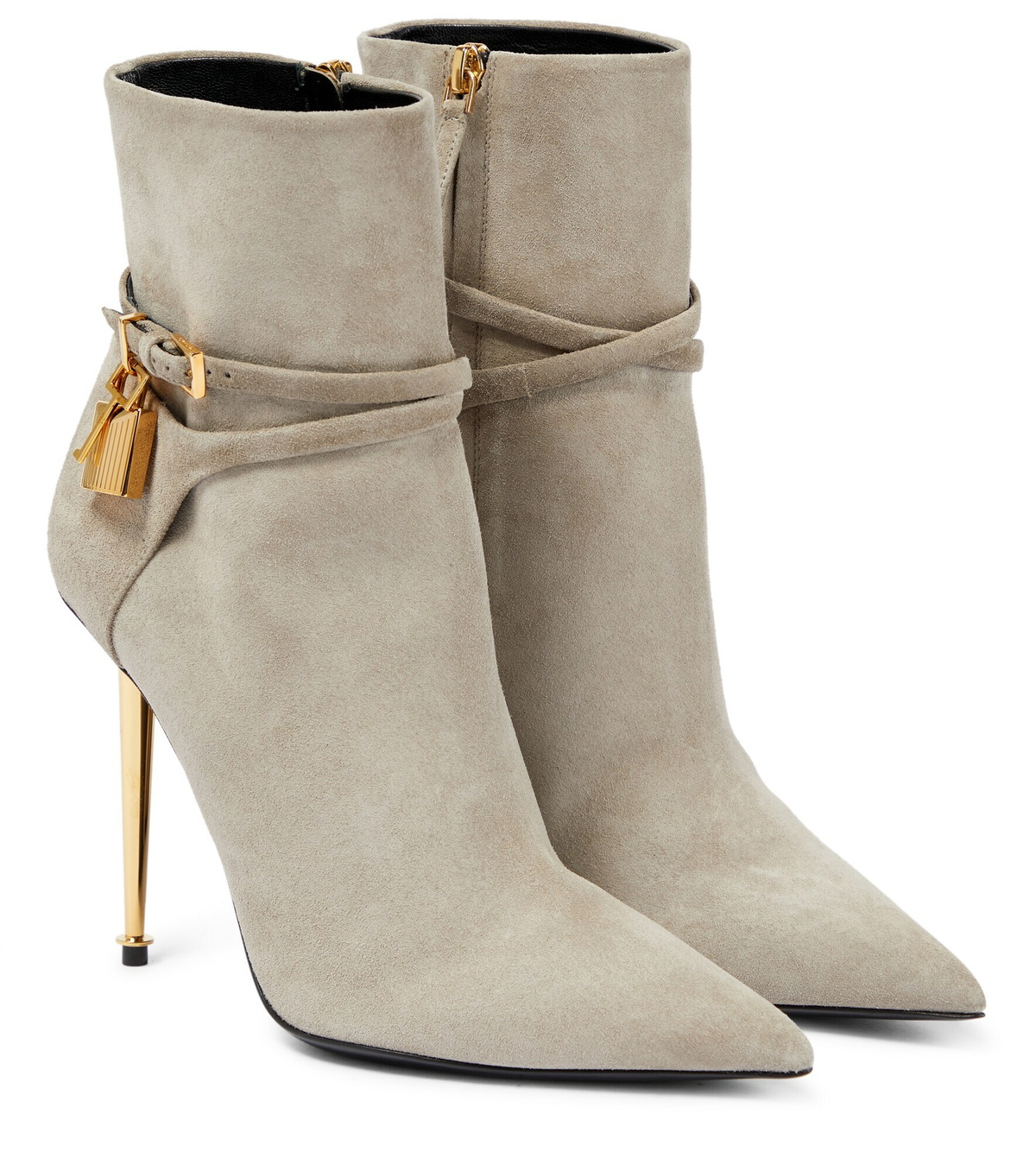 Tom Ford - Padlock suede ankle boots TOM FORD