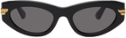 Bottega Veneta Black Classic Sunglasses