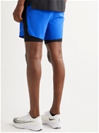 Nike Running - Flex Stride Run Division Slim-Fit 2-in-1 Dri-FIT Drawstring Shorts - Blue