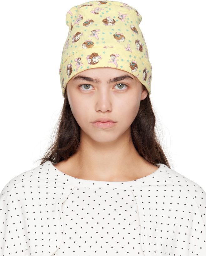 Photo: Ashley Williams Yellow Cotton Beanie