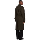Winnie Green Wool Raglan Sleeve Coat
