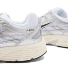 Nike P-6000 Sneaker in White/Black/Silver
