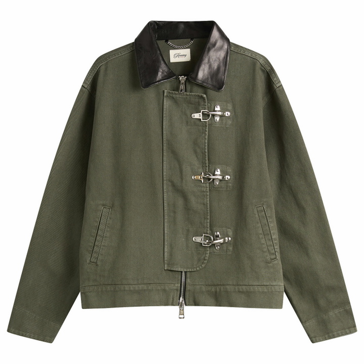Photo: Ronning Men's Utility Fireman Jacket in Olive Green