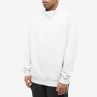 Reebok Men's Natural Dye Quarter Zip in Non Dyed