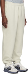 Nike Beige Solo Swoosh Sweatpants