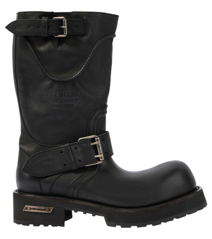 Photo: Balenciaga Venom leather biker boots