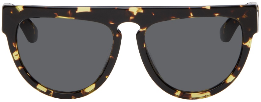 Photo: Burberry Brown Keyhole Straight Sunglasses