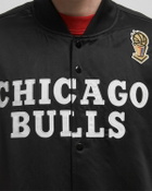 Mitchell & Ness NBA TEAM ORIGINS SATIN JACKET VINTAGE LOGO CHICAGO BULLS black/red Mens Bomber Jackets/Team Jacket