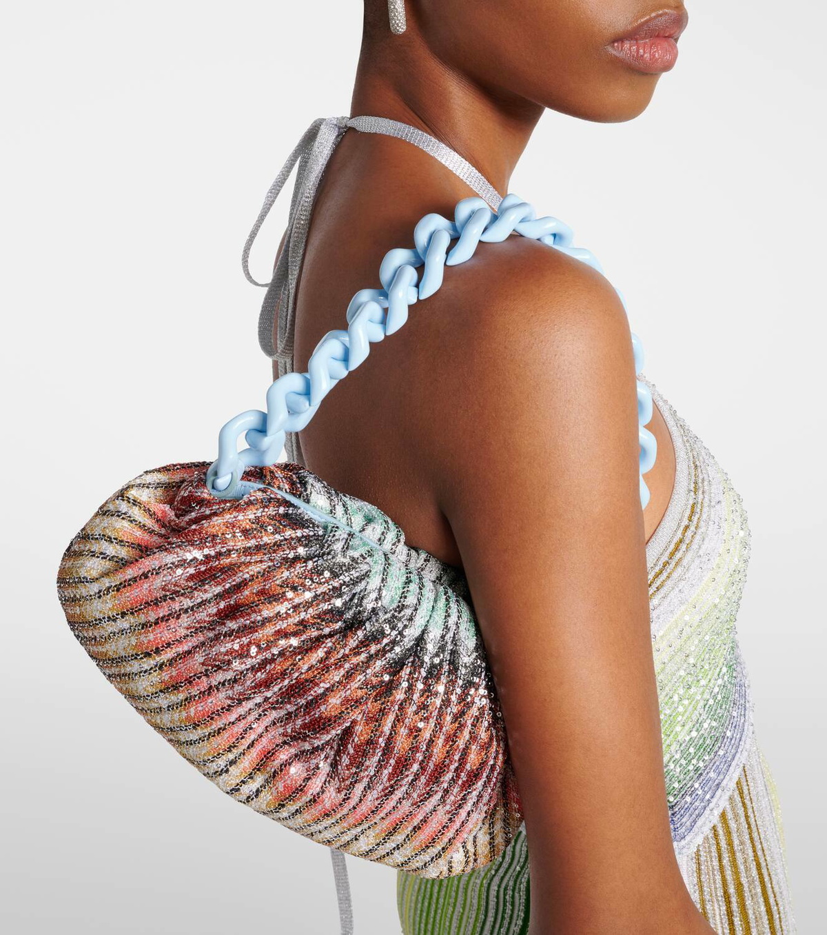Missoni Zig Zag sequined clutch Missoni