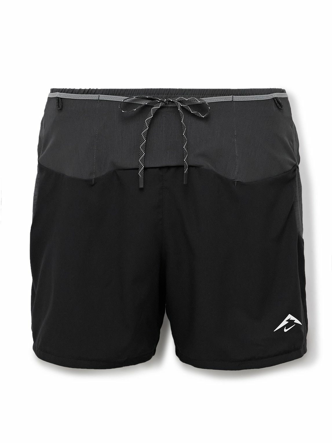 NIKE RUNNING - Trail Second Sunrise Slim-Fit Mesh-Trimmed Dri-FIT ADV Shorts - Black
